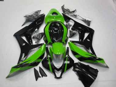 Verde & Negro Vibrantes 07-08 Honda CBR600RR Carenado
