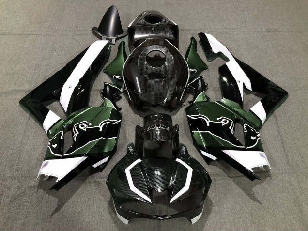 Verde Personalizado Fibra De Carbono Toro 13-23 Honda CBR600RR Carenado Verde Personalizado Fibra De Carbono Toro 13-23 Honda CBR600RR Carenado