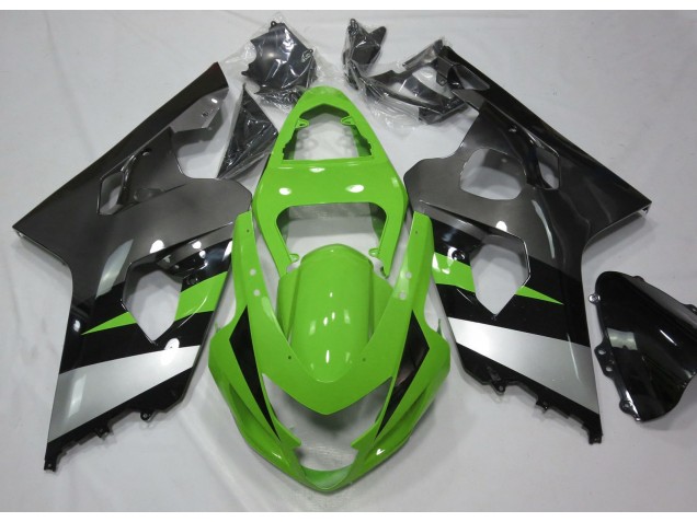 Verde & Plata 04-05 Suzuki GSXR 600-750 Carenado Verde & Plata 04-05 Suzuki GSXR 600-750 Carenado