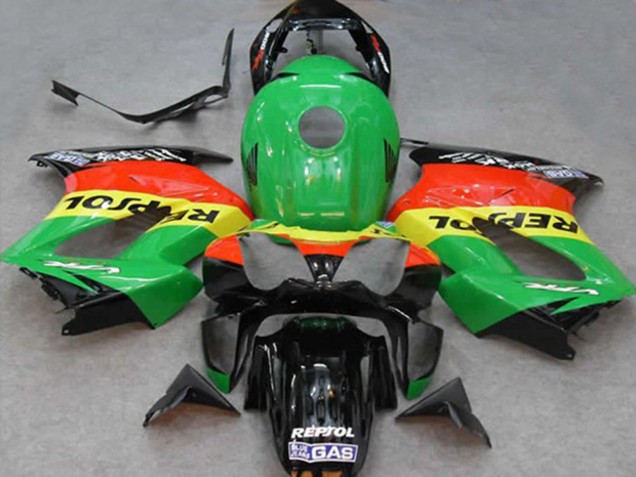 Verde Repsol 02-12 Honda VFR800 Carenado Verde Repsol 02-12 Honda VFR800 Carenado
