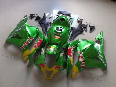 Verde Rojo Toro 09-12 Honda CBR600RR Carenado