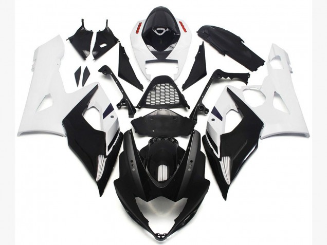 Vibrante Azul Brillante & Negro Mate 05-06 Suzuki GSXR 1000 Carenado